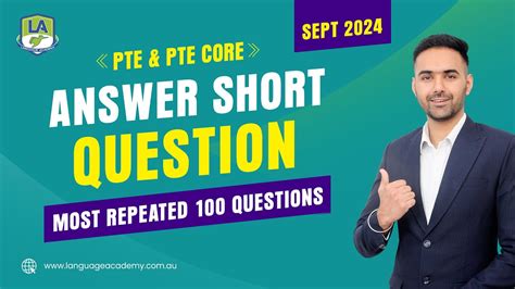 Answer Short Question Pte Pte Core Speaking September Ii