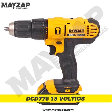 Taladro Inalambrico Dewalt DCD776 Mayzap Tornillos Y Herramientas