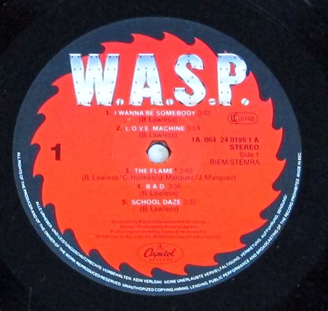 Wasp Winged Assassins Heavy Metal Album Cover Gallery And 12 Vinyl