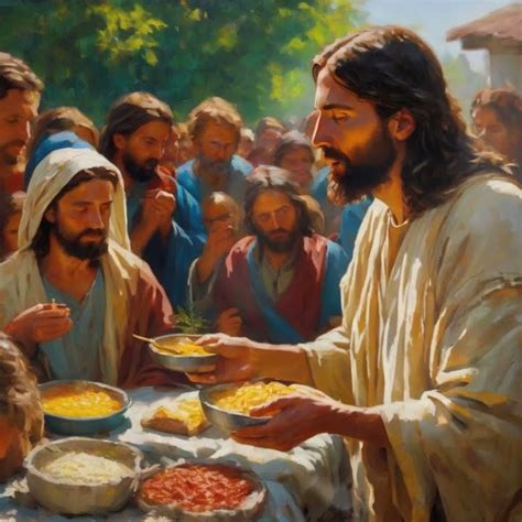 Jesus Feeds The Four Thousand Part Jesus God Four Thousands