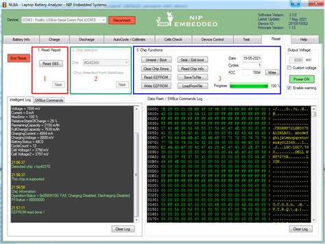 Laptop Battery Chip Reset Repair And Program NLBA1 Device