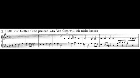 Johann Christoph Bach Helft mir Gottes Güte preisen Von Gott will