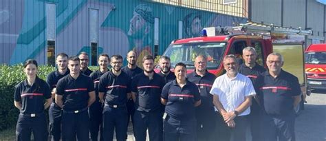 Visite des pompiers sur le site Phytéo Bessay sur Allier 03340