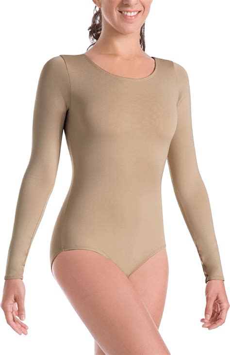 Mt0209xx Plus Long Sleeve Microtech Leotard Relevé Dancewear