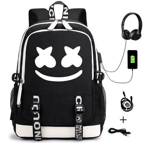 Mochila De Carregamento Luminosa Usb Para Estudantes Shopee Brasil