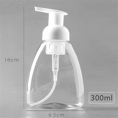 Foam Press Bottle Foaming Soap Dispensers Pump Bottles Liquid Soap 300ml 1pc