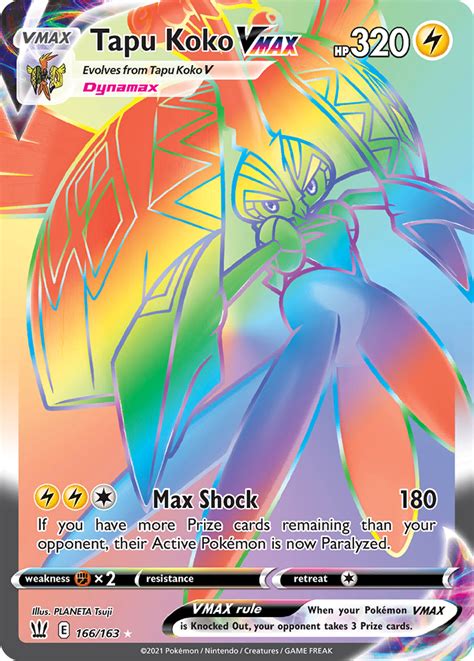 Tapu Koko Vmax Battle Styles Pokemon Card Pikawiz