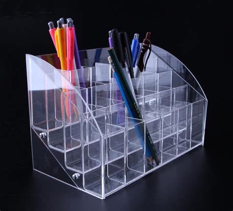 Acrylic Marker Storage Rack Markers Holder Makeup Brush