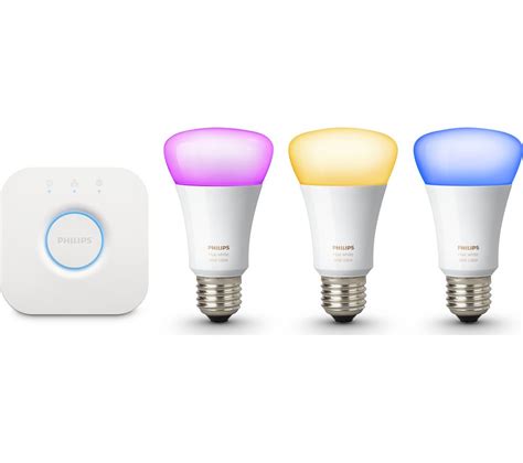 Buy Philips Hue Colour Wireless Bulbs Starter Kit E Free Delivery