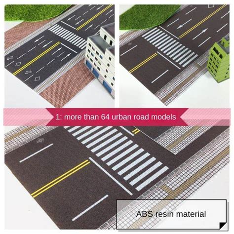 164 Urban Landscaping Simulation Highway Uv Printing Resin Road