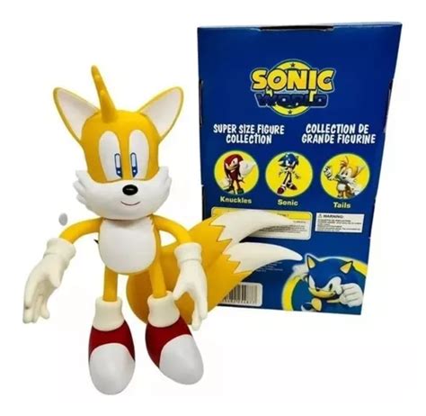 Boneco Tails Sonic Cole O Articulado Grande Mercadolivre