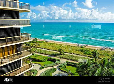 North Miami beach hotel view Stock Photo - Alamy