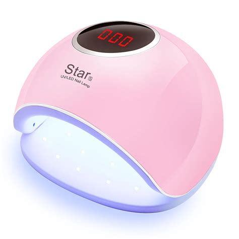 Uv Nail Curing Lamp Led Light Dryer For Nails Gel Polish 72w Professional Nail Lamp With