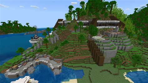 Jungle Millionaire Mansion By Pixell Studio Minecraft Marketplace Map