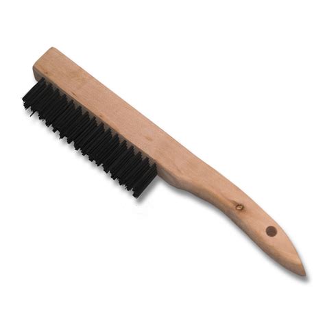 Steel Wire Brush With Wooden Handle Inches