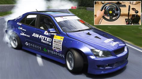 Lexus Is200 2jz Drift Assetto Corsa Steering Wheel Gameplay Youtube