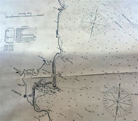 Ocean Chart Of Massachusetts Bay For Sale At 1stdibs