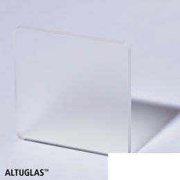 Altuglas Mono Satin Acrylic Clear 121 10000 Satin 1 Side 3050x2030x3mm