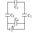 A Network Of Four Capacitors Of Capacity Equalto C1 C C2 2C C3