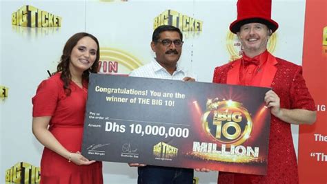 Abu Dhabi Big Ticket Winner UAE Indian Man Wins Dh20 Million