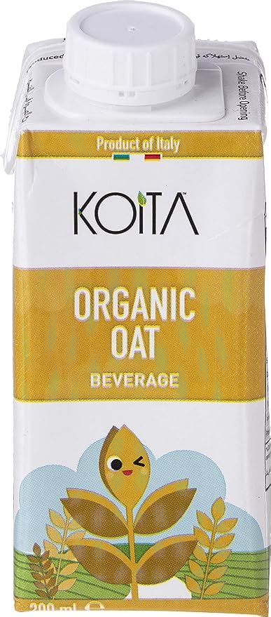 Koita Organic Oat Milk 200ml Made From Italian Oats No Added Sugar Vegan Plant Based