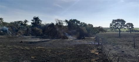 Após homem atear fogo em lixo chamas se alastram e destroem 90 mil m²