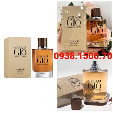 N C Hoa Nam Giorgio Armani Acqua Di Gi Absolu Edp Ml Shopee Vi T Nam