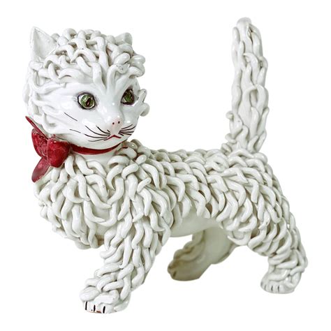 1950s Italy Spaghetti Cat Figurine Chairish