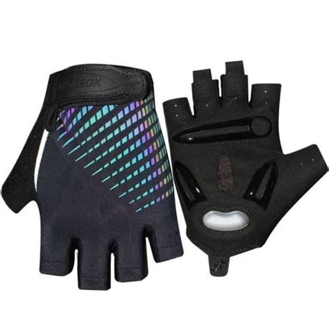 Gants De Cyclisme Demi Doigt Pour Hommes Femmes Et Enfants Colorful