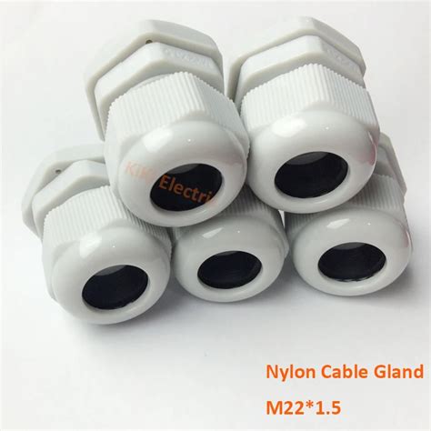 B Class Nylon PA66 Made 20pcs Bag Nylon Cable Gland M22 1 5 IP68