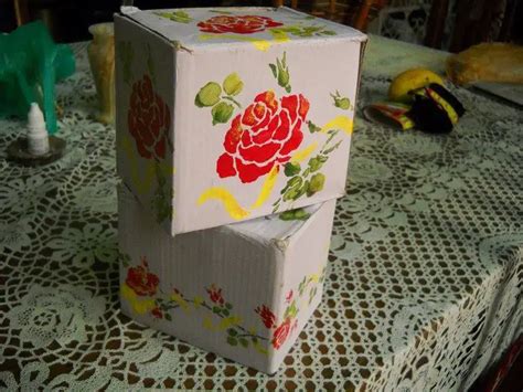 Decorate Plain And Boring Boxes With Stencil Craft Projects For