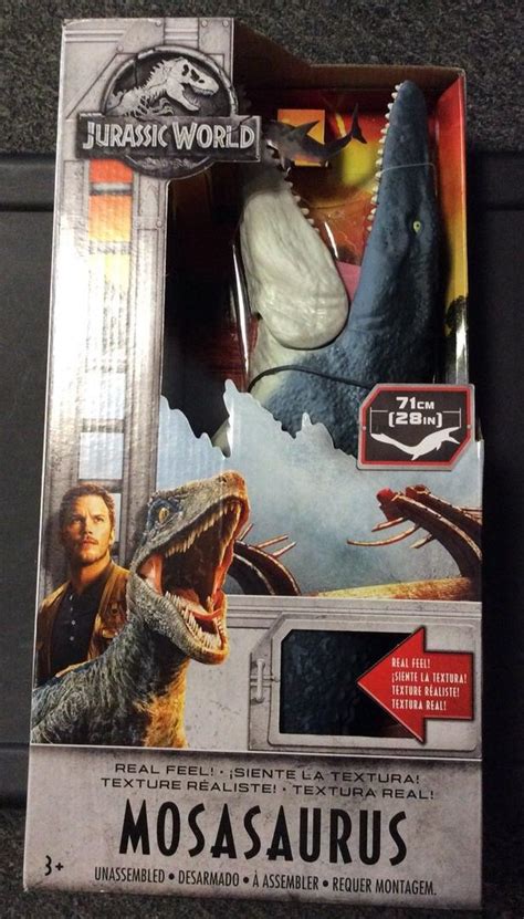 MATTEL JURASSIC WORLD MOSASAURUS REAL FEEL ACTION FIGURE MIB NEW HOT ...