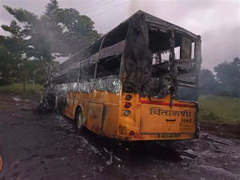 Nashik Bus Accident 11 Dead Several Injured As Bus Catches Fire In Maharashtra S Nashik Pm