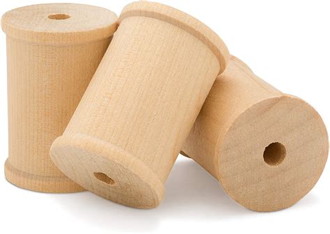 Large Unfinished Wooden Spools 2” X 1 12” Pack Of 100 By Woodpeckers