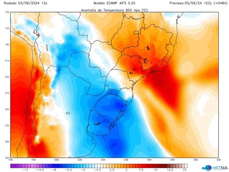 Frente Fria Começa A Atuar No Sul Do Brasil E Deve Ser De Curta Duração