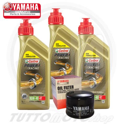 KIT TAGLIANDO OLIO CASTROL FILTRO ORIGINALE YAMAHA T MAX 530 TMAX 2015