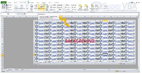 Cara Menambahkan Latar Belakang Background Di Excel Aplikasi Excel