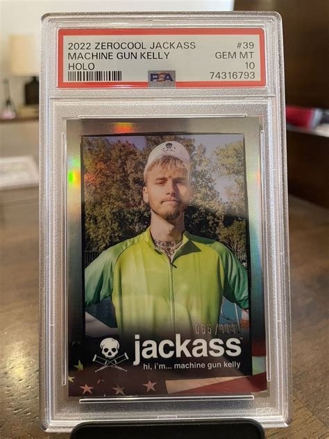 2022 Zerocool Jackass Machine Gun Kelly MGK Holo Parallel Card 65 100