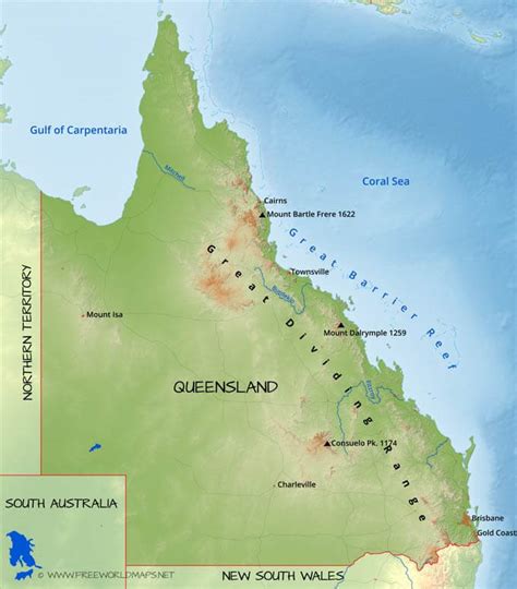 Navigating Queensland A Geographic Overview Oklahoma Rivers Map
