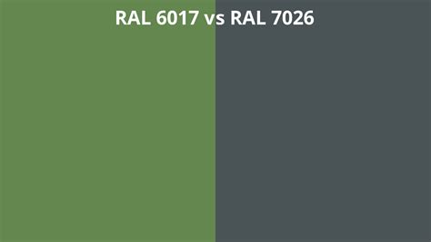 Ral 6017 Vs 7026 Ral Colour Chart Uk