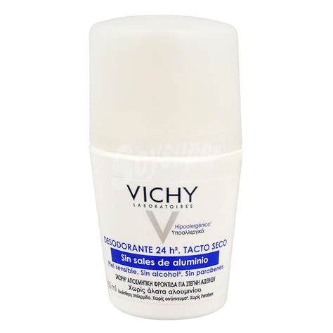 Vichy Desodorante Roll On Sin Sales De Aluminio Sin Alcohol Y Sin