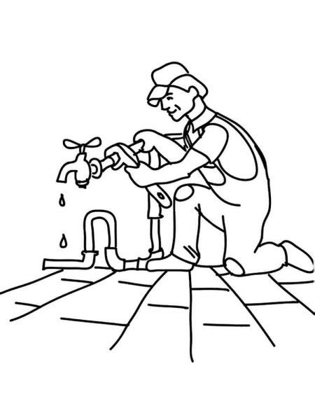 Plumber Coloring Pages