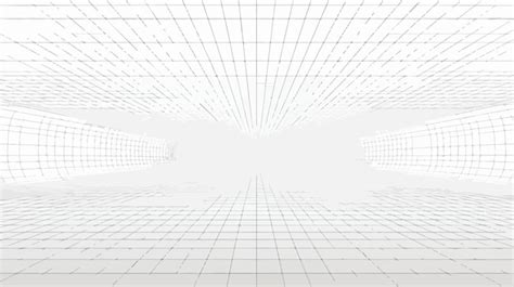 Premium Vector Abstract Geometric Perspective Grids With D Effect In