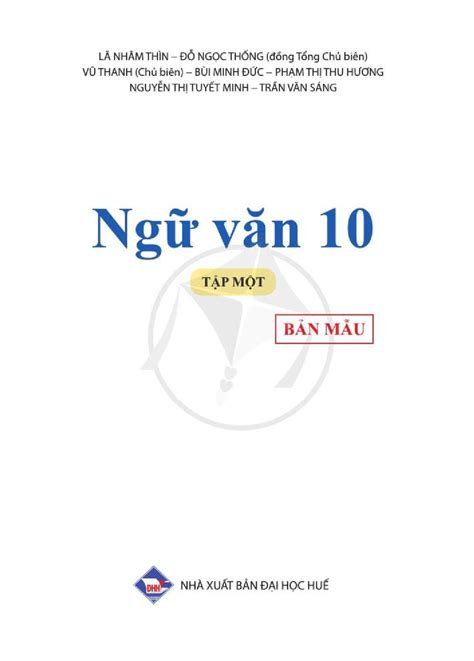 Ngữ Văn Lớp 10 Tập 1 Cánh Diều Pdf