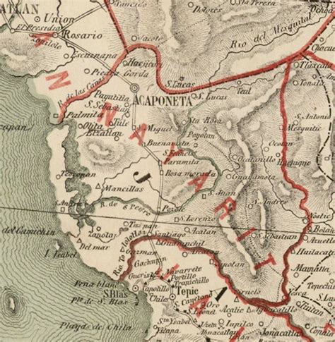 Mapoteca de pZZ on Twitter Existiría el departamento de Nayarit pero