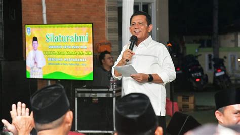 Ansar Ahmad Paparkan Program Pembangunan Kepri Saat Silaturahmi Idul