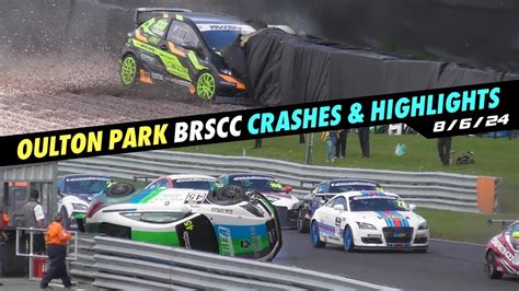 Oulton Park Crashes Highlights Brscc Tcr Uk Youtube