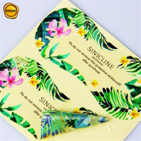China Sinicline Own Design Fashion Custom Pvc Bikini Sticker China Hygiene Sticker For