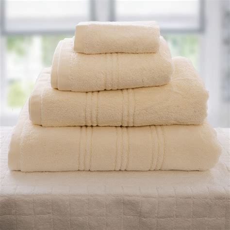 Cream 100 Cotton Zero Twist Towel 600 Gsm