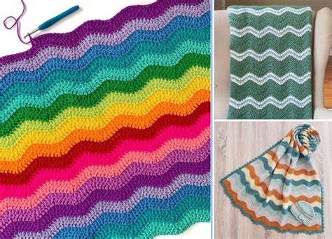 Easy Ripple Crochet Blanket Sunny Ripple Annie Design Crochet Atelier